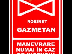 Semn pentru robinet gaz metan